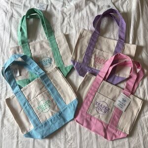 Trader Joe’s Canvas Tote Bag Set - Multicolor